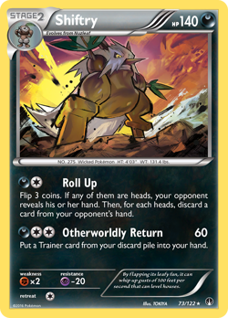 Shiftry 73/122 Rare | BREAKpoint | Pokemon Card - Image 1