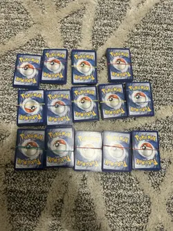 14 Stack of Pokemon Cards Some Rare Some Vintage - Image 1