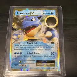 Pokemon TCG Blastoise EX XY Evolutions Holo Rare Card 21/108 - Image 1