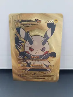 Pikachu Rikudo Sennin Gold Vcos Cosplay Pokemon Card - Image 1
