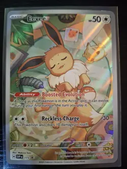 Pokemon TCG Prismatic Evolutions Eevee Promo Card SVP 173 NM - Image 1