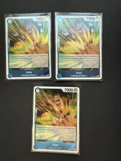 One Piece TCG Jozu OP08-047 English Two-Legends Card NM Condition X3 - Image 1