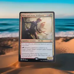 Mina and Denn, Wildborn Oath of the Gatewatch MP MTG Magic Card - Image 1
