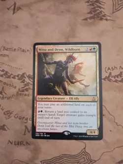 Mina and Denn, Wildborn Oath of the Gatewatch MP MTG Magic Card - Image 3