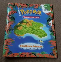 Pokemon Southern Islands Collection Binder NO CARDS INCLUDED BINDER ONLY - Image 1