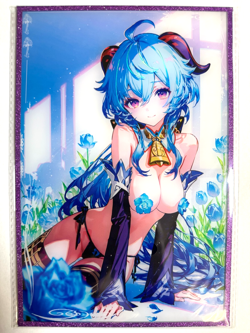 Ganyu GENSHIN IMPACT - Waifu Goddess Trading Card - A5 Board Size CCG - 2025 - Image 1