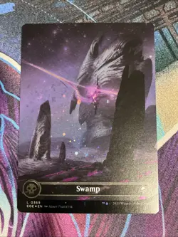 Swamp (0369) (Borderless) (Galaxy Foil) Edge of Eternities MTG - Image 1