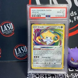 Pokemon! PSA 10 Jirachi 119/185 - Amazing Rare - Vivid Voltage - Gem Mint - Image 1