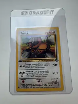Tauros 1st Edition Jungle 47/64 Uncommon HD Photos Mint WOTC Vintage Pokemon - Image 1