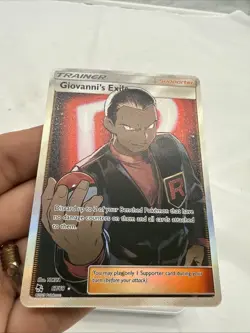Pokemon Giovanni's Exile (Full Art) 67/68 Hidden Fates Holo NM - Image 2