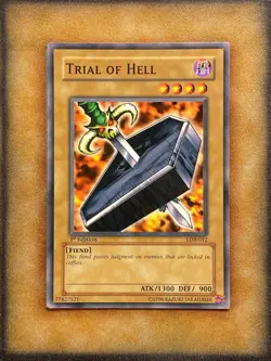 Yugioh Trial of Hell LOB-012 Common 1st Ed North American LP - Image 1