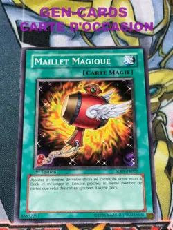 CARTE Yu Gi Oh MAILLET MAGIQUE SD09-FR027 1ere edition EXCELLENT 2 - Image 1