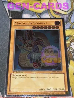 CARTE Yu Gi Oh MAGICIEN SOMBRE YSYR-FR001 ULTIMATE 1ere edition PLAYED - Image 1