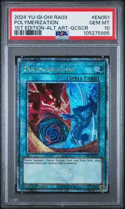 2024 YU-GI-OH! RA03-QUARTER CENTURY BONANZA #EN051 POLYMERIZATION PSA 10 - Image 1