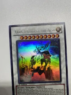 Yugioh Odin, Father Of The Aesir 1st Edition Ghost Rare STOR-EN040 MP - Image 2
