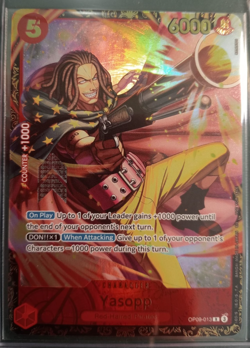 Top 64 Prize Card OP09-013 Yasopp Sealed One Piece card 2025 Regional Season 2 - Image 3