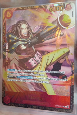 Top 64 Prize Card OP09-013 Yasopp Sealed One Piece card 2025 Regional Season 2 - Image 5