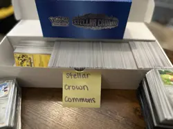 Pokemon Stellar Crown Bulk Card Lot of 1000+ Cards!! Holos, Reverse Holos!! NM! - Image 2
