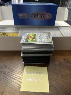 Pokemon Stellar Crown Bulk Card Lot of 1000+ Cards!! Holos, Reverse Holos!! NM! - Image 5