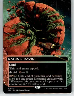 MTG - Raging Ravine (0035) (Borderless) R Edge of Eternities: Stellar Sights 35 - Image 1