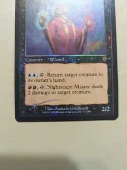 MTG Nightscape Master FOIL [Invasion] Never Played - Image 3