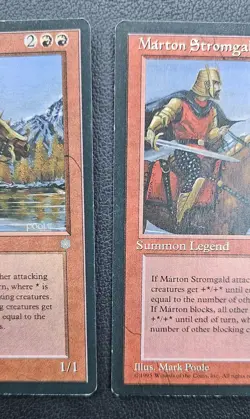x2 Marton Stromgald - Ice Age - LP - RARE! - MTG Magic the Gathering! - Image 2