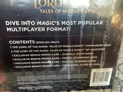 Pre Tariff Price-NIB Lord Of The Rings Magic The Gathering Deluxe Commander Kit - Image 3