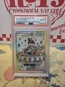 Terapagos Ex 165 Promo PSA 10 Ultra Premium Collection Pokemon SVP EN UPC - Image 1