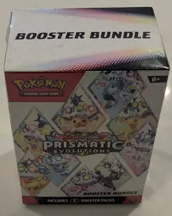 Pokemon TCG Prismatic Evolutions Booster Bundle 6 Packs - Image 1