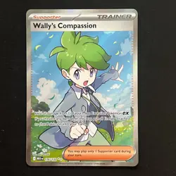 Pokemon TCG Wallys Compassion 176/133 Full Art Trainer Mega Evolutions NM - Image 1