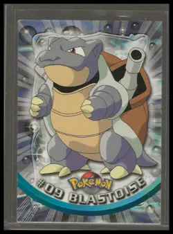 1999 Topps Series 1 Black Label Pokemon #9 Blastoise EX - Image 1
