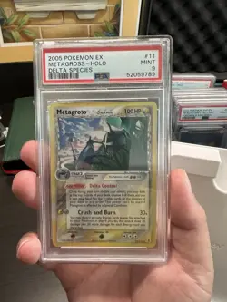 2005 Pokemon EX Metagross Holo #11 Delta Species PSA 9 Mint - Image 1