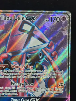 Pokemon Tapu Lele GX 137/145 Full Art Ultra Rare Guardians Rising Near Mint - Image 3