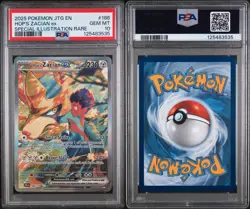 2025 Pokemon JTG EN Hop's Zacian ex 186/159 Special Illustration Rare PSA 10 - Image 5