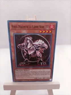 OCCASION Carte Yu Gi Oh HORUS DRAGON DE LA FLAMME NOIRE LV4 YSKR-FR019 - Image 1