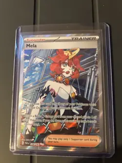 Pokemon Mela TCG Full Art Textured Holo Ultra Rare Card 236/182 Paradox - Image 1