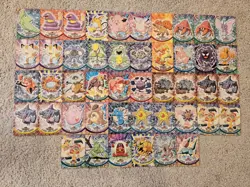 46x 1999 Topps Pokemon TV Animation 1st Ed. Blue Logo Series Cards Vintage Lot - Image 1