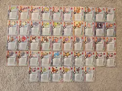 46x 1999 Topps Pokemon TV Animation 1st Ed. Blue Logo Series Cards Vintage Lot - Image 2