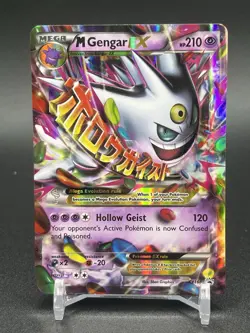 Pokemon TCG Mega Gengar EX Holo Black Star Promo Card XY166 XY LP-MP - Image 1