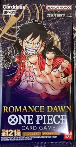 ONE PIECE CARD GAME - ROMANCE DAWN OP-01 BOOSTER: 5 Pack Sealed JPN - Image 1
