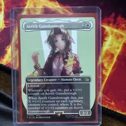 Aerith Gainsborough (Borderless) R FINAL FANTASY 374 NM FIN - Image 1