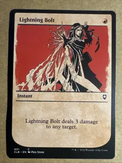 Lightning Bolt (Showcase) Commander Legends: Battle for Baldur's Gate Regular - Image 1