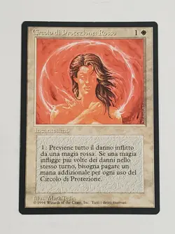 MTG Circle of Protection: Red (Italian Revised (BB)/White/C) - BGM - Image 1