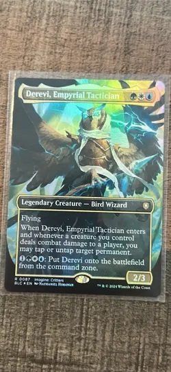 Derevi, Empyrial Tactician (Borderless) Commander: Bloomburrow Foil - Image 1