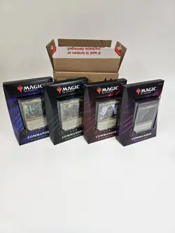 Magic the Gathering: Commander 2019 Deck Set (Set of 4) NEW 630509809264 - Image 1