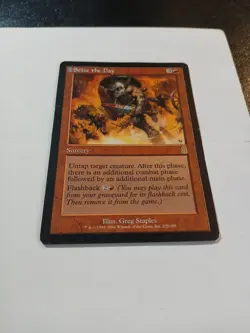 Magic The Gathering Seize The Day from Odyssey Light Play Condition ●37 - Image 5
