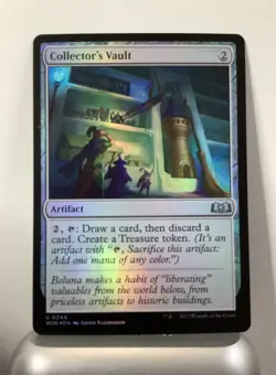 MTG WOE: Collector's Vault (Artifact) Wilds of Eldraine Regular 244 Foil - Image 1