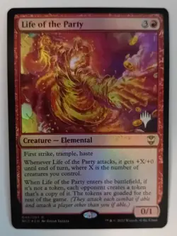 Life of the Party. FOIL PLANESWALKER STAMP. 048. Streets of New Capenna Commande - Image 1