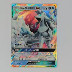 Alolan Ninetales GX 22/145 Guardians Rising NM Ultra Rare Holo Pokemon TCG - Image 1