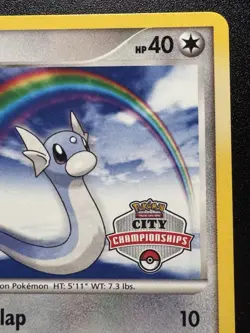 2008 City Championships Dratini 91/146 DP Legends Awakened Pokemon Card Rare MP - Image 4